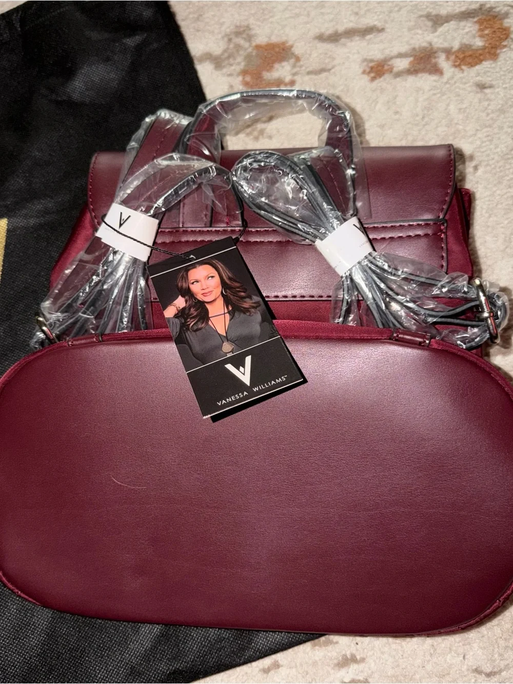 Vanessa Williams quilted backpack NWT